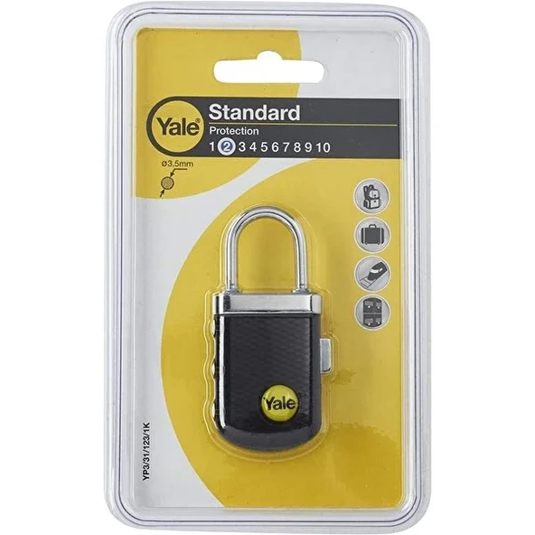 Yale YP3/31/123 Şifreli Asma Kilit - 4
