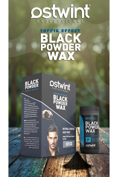 Ostwint Professional Siyahlaştırıcı Şekil Verici Topik Etkili Pudra Wax 20 Gr - Resim 3