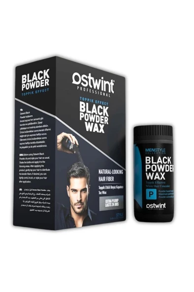 Ostwint Professional Siyahlaştırıcı Şekil Verici Topik Etkili Pudra Wax 20 Gr ürün görseli 1