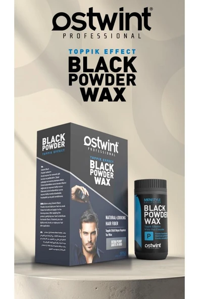 Ostwint Professional Siyahlaştırıcı Şekil Verici Topik Etkili Pudra Wax 20 Gr - Resim 4