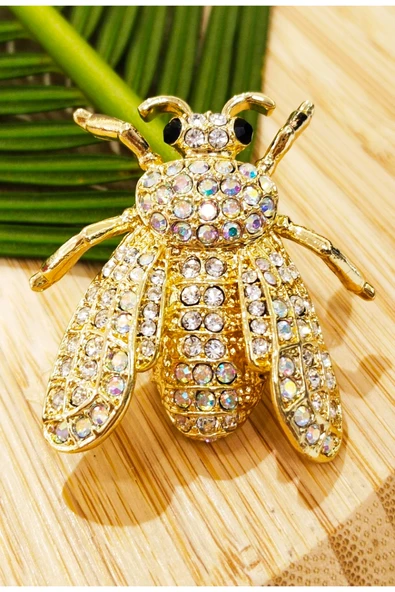 Monalisa Home Arı  Figürlü Broş ürün görseli 1