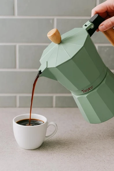 Bambum Garen - Moka Pot 6 Fincan Su Yeşili ürün görseli