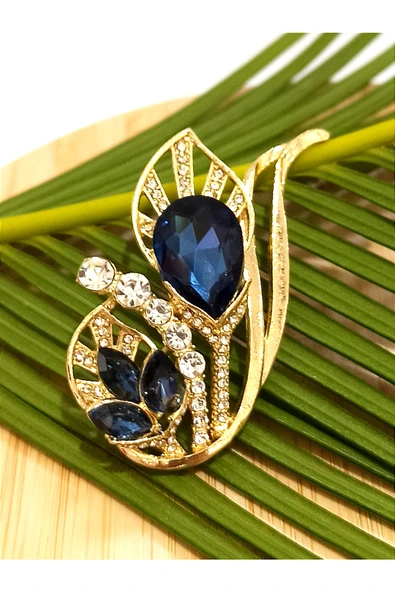 Monalisa Home  Taşlı Figürlü Broş ürün görseli 1