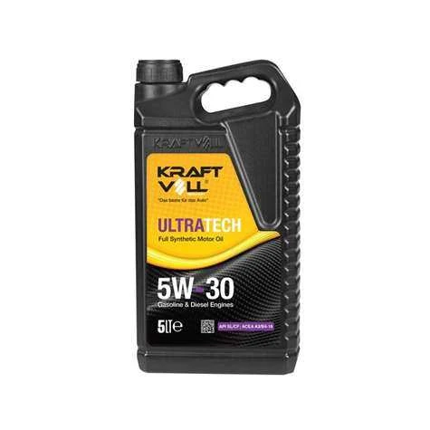 Yag & Antıfırız Motor Yagı Benzin-Dizel 5w30 Tam Sentetik Sl/cf 5 Lt. - Kraftvoll 17011006 ürün görseli