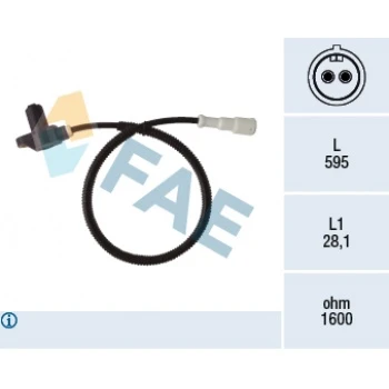 Opel Abs Sensoru Astra F - Fae 78400 ürün görseli