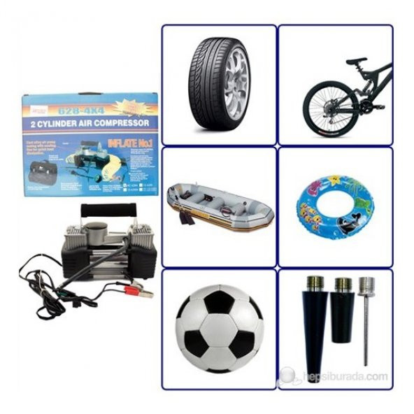 Carub Heavyduty Çelik Gövdeli Lastik Şişirici Kompresör 425387