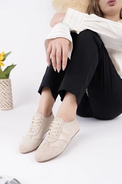 Muggo VİBE Bağcıklı Günlük Kadın Sneaker Spor Ayakkabı - 8