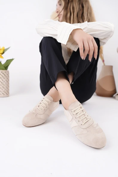 Muggo VİBE Bağcıklı Günlük Kadın Sneaker Spor Ayakkabı - 5