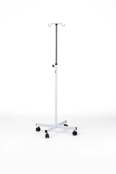 Tekerlekli Paslanmaz Serum Askısı Boy Ayarlı Serum Demiri Aparatı ürün görseli