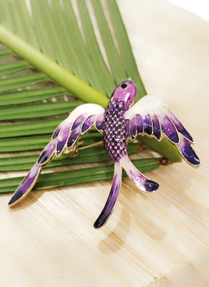 Monalisa Home Kıllangıç Kuş  Figürlü Broş ürün görseli 1