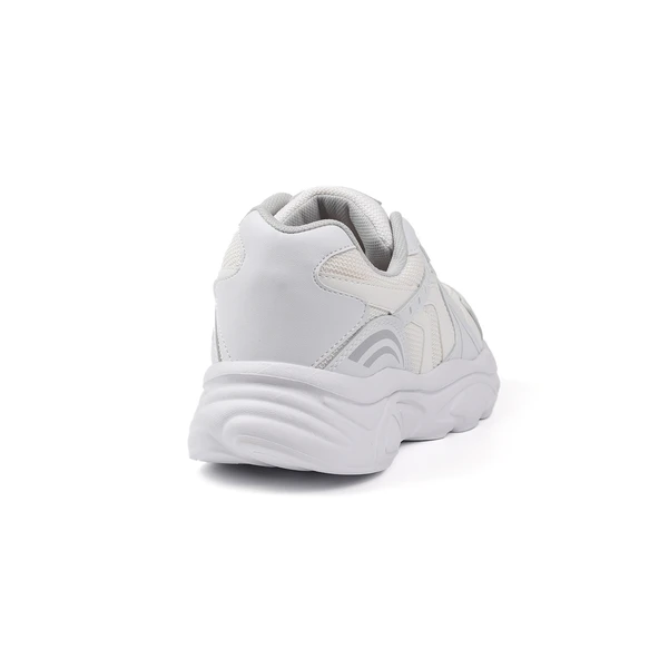 Erkek Beyaz Günlük Spor Ayakkabı Rahat Yürüyüş Koşu Sneaker Hafif Tabanlı - Resim 5