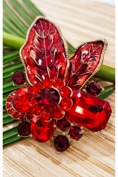 Monalisa Home Çiçek Figürlü Broş ürün görseli 1