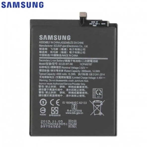 Samsung A107 A10S Batarya Pil 100 Kvk Orjinal
