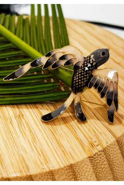 Monalisa Home Kıllangıç Kuş  Figürlü Broş ürün görseli 1