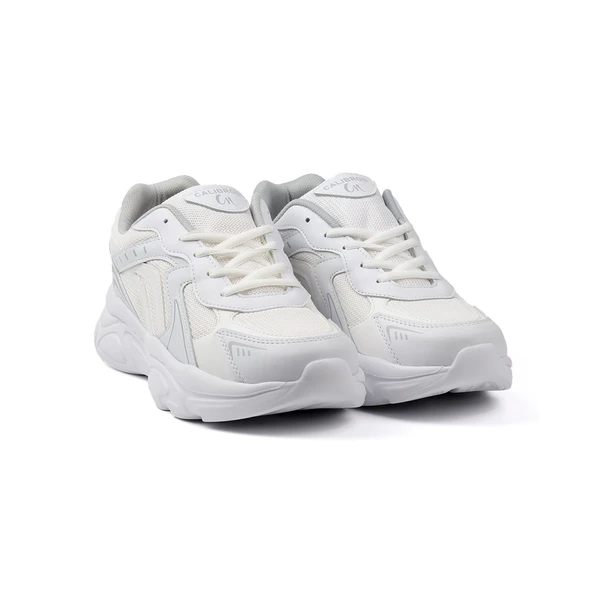 Erkek Beyaz Günlük Spor Ayakkabı Rahat Yürüyüş Koşu Sneaker Hafif Tabanlı - Resim 6