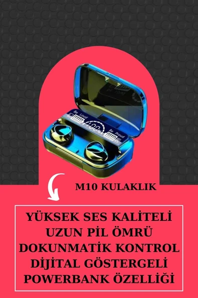 İkili Set Akıllı Saat Ve Bluetooth Kulaklık Kablosuz Uzun Pil Ömrü Spor Modları - Resim 3