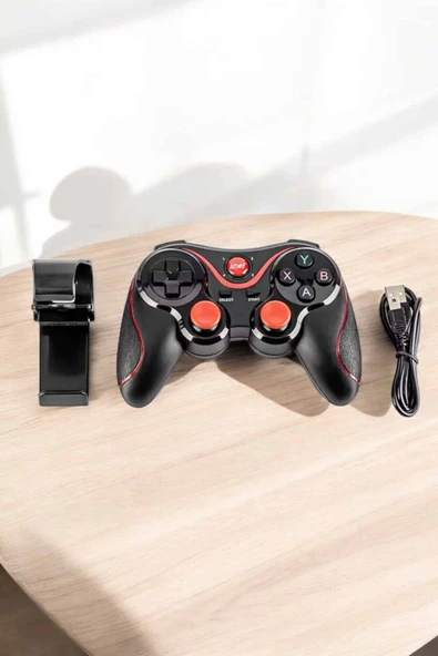 Android Uyumlu Gamepad X3 Game Stick Oyun Kolu Bluetooth Bağlantılı - Resim 4