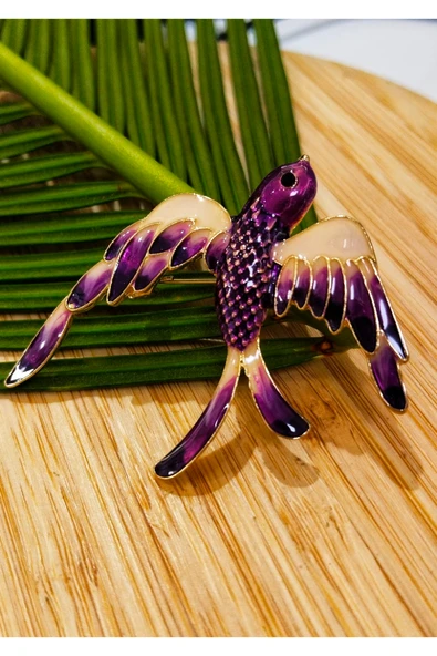 Monalisa Home Kıllangıç Kuş  Figürlü Broş ürün görseli 1