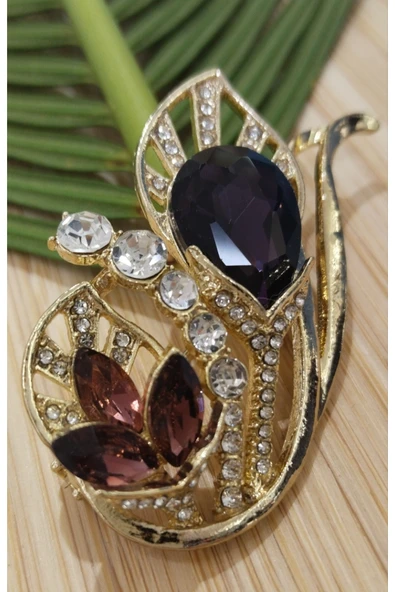 Monalisa Home Çiçek Figürlü Broş ürün görseli 1