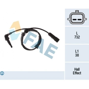 Renault Abs Sensörü On Sol Laguna III 2007> - Fae 78274 ürün görseli