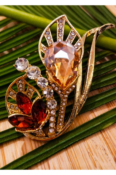 Monalisa Home Çiçek Figürlü Broş ürün görseli 1