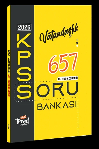 2026 Kpss Lisans, Ön Lisans, Ortaöğretim, Vatandaşlık 657 Çözümlü Soru Bankası. - 2