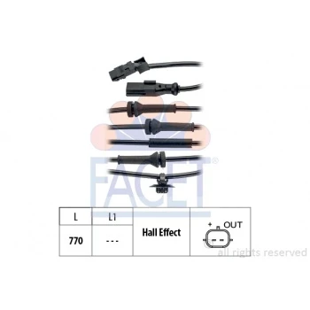 Renault Abs Sensoru On Kangoo III , Mercedes Citan 415 12> - Facet 21.0148 ürün görseli