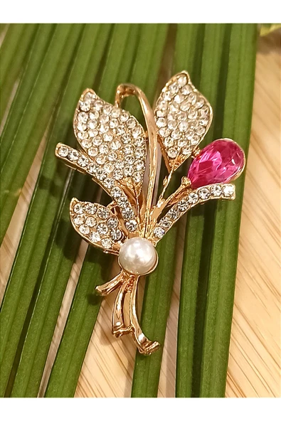 Monalisa Home Çiçek Figürlü Broş ürün görseli 1