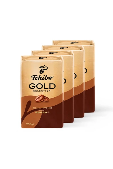 Tchibo Gold Selection 250 gr 4'lü Paket Filtre Kahve - 1