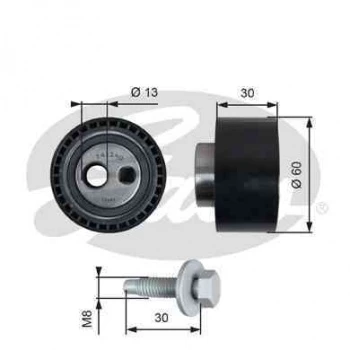 Psa Eksantrık Gergi Rulmanı (ayarlı) P206 P306 P307 P406 Berlingo Jumper Jumpy Ducato Xsara 2,0 Hdi (98 - Gates T41140 ürün görseli