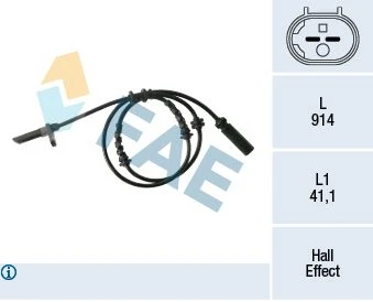 Bmw Abs Sensoru Arka Bmw M54 N52 N62 N63 E60 E64 F01 F02 F03 F04 - Fae 78334 ürün görseli