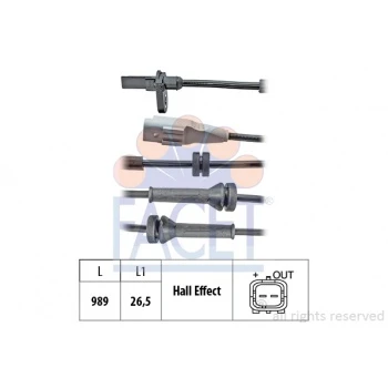 Psa Abs Kablosu Sensoru Arka Berlingo 08 > C4 Picasso 07 > 13 5008 09 > Partner 08 > - Facet 21.0096 ürün görseli