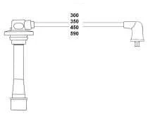 Mazda Bujı Kablosu Mazda 626 1.8/2.0 97-02 - Hellux Hbk3541 ürün görseli 1