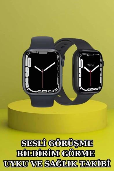 3.Nesil TWS Bluetooth Kulaklık ve Dokunmatik Ekran Akıllı Saat Sesli Görüşme - Resim 4
