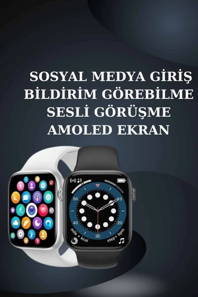 2025 Model Akıllı Saat ve Yeni Nesil Pro Bluetooth Kulaklık TWS Yüksek Ses Kaliteli - Resim 2