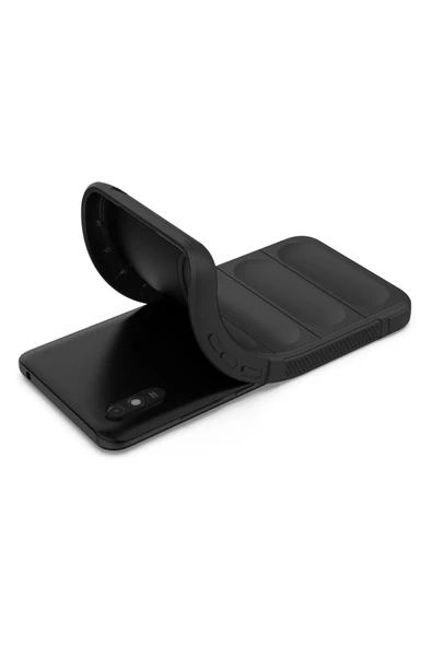 Akman Xiaomi Redmi 9A Kılıf Optimum Silikon - Siyah - ACL6208287-5061 - 4