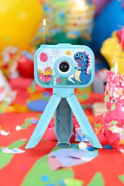 Ayaklı Mini Fotoğraf Makinesi Çocuk Için Eğitici Video Kamera - 4