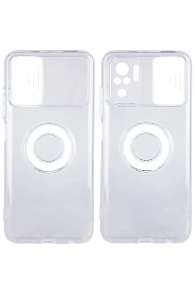 Akman Ally Xiaomi Redmi Note 10 - 10s Kılıf Sürgülü Kamera Lens Korumalı Yüzük - ACL6204470-8046 - Resim 5
