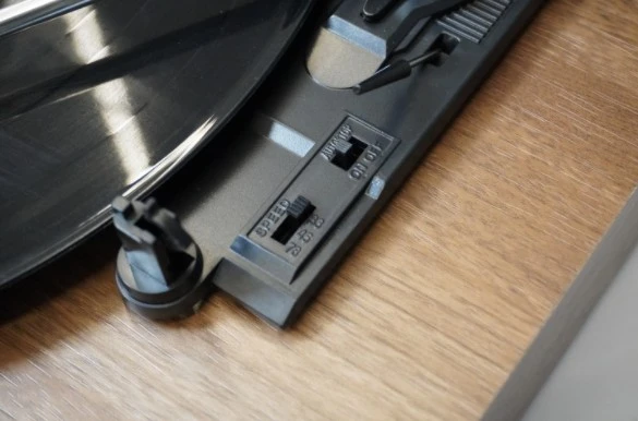 fomix FM-104 kahverengi  Hoparlörlü Bluetoothlu Pikap Plak Çalar - 6