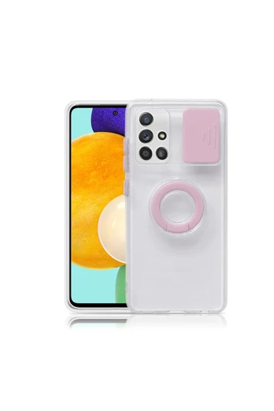 Akman ALLY Samsung Galaxy M51 Kılıf Sürgülü Kamera Lens Korumalı Yüzük Standl? - ACL6207626-4601 - Resim 5