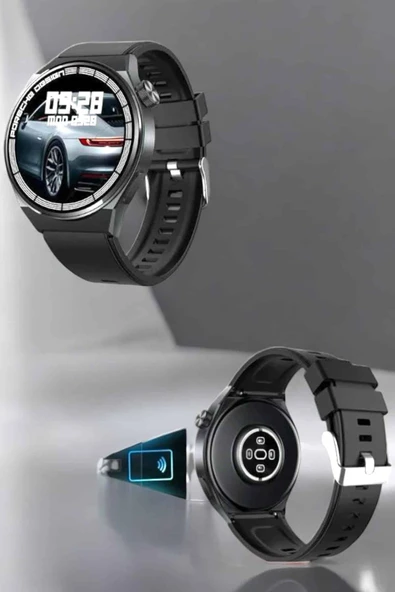 Akıllı Saat Nabız Sensörlü Bildirim Görebilen Spor Modları GPS Takibi - Resim 5