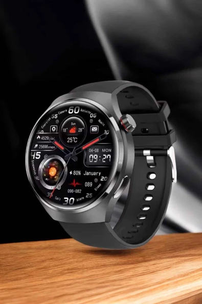 Akıllı Saat Nabız Sensörlü Bildirim Görebilen Spor Modları GPS Takibi - Resim 4