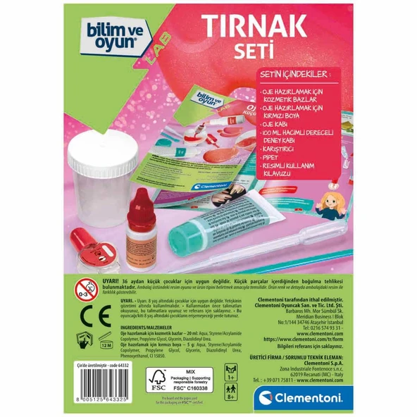 Clementoni Bilim ve Oyun Tırnak Seti - 4