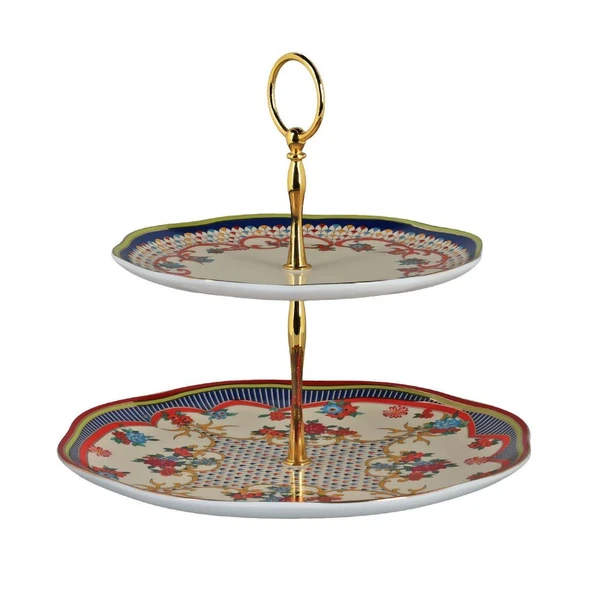 Lucky Art Fiora 2 Katlı Kek Standı ürün görseli