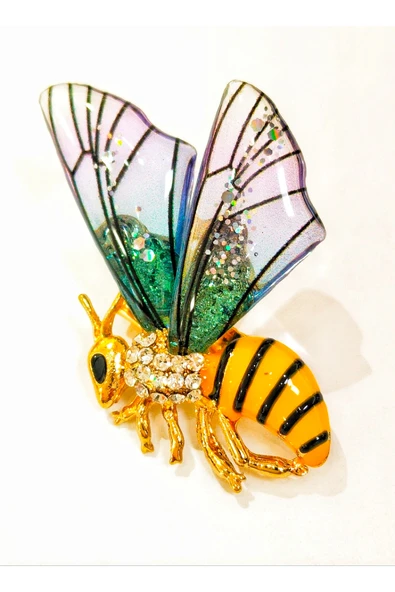 Monalisa Home Arı Figürlü Broş