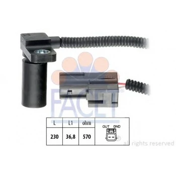 Vag Otomatık Sanzıman Devir Sensoru Fabıa 00>08 Polo 95>08 Arosa 97>04 Cordoba 03>09 İbiza 02>10 - Facet 9.0233 ürün görseli