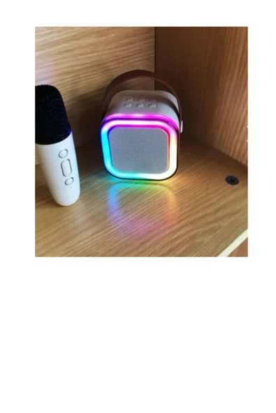 inteknoloji Taşınabilir Bluetooth Karaoke Hoparlör Kablosuz Mikrofon Yeni Ürün Güçlü Ses Mini Ses Sistemi - Resim 4