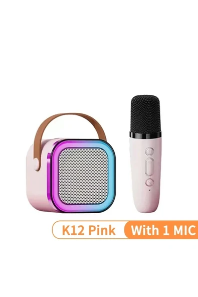 Choice Bluetooth K12 Karaoke Makinesi Taşınabilir 5.3 PA Hoparlör Sistemi 1-2 Kablosuz Mikrofonlu Ev F... ürün görseli