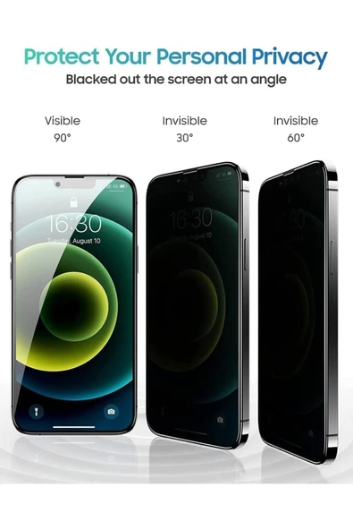 inteknoloji (GUARD HAYALET) Iphone 16 Pro Max Uyumlu Hayalet Tam Kaplayan Guard Serisi Cam Ekran Koruyucu - Resim 4