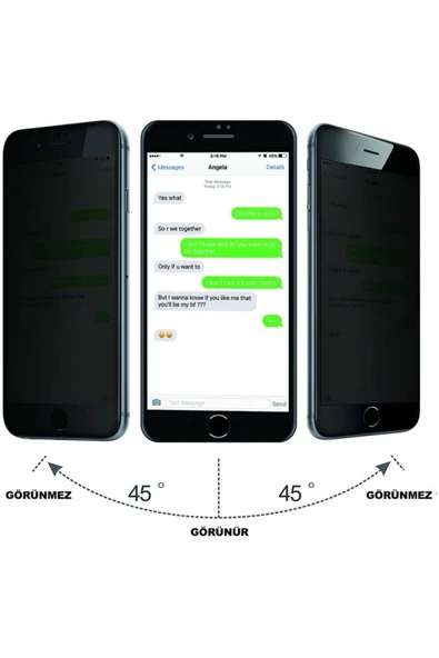 xonex Iphone 7 - Iphone 8 Uyumlu Hayalet Ekran Koruyucu Hayalet Cam Kırılmaz Cam Ekran Koruyucu Siyah - Resim 4